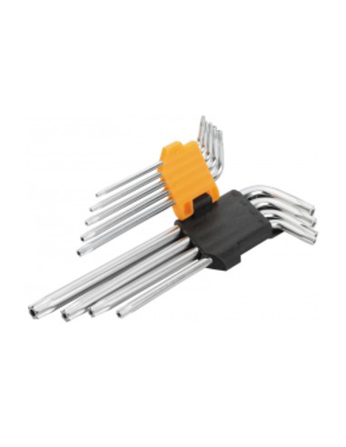 Jeu 9 clés Torx longues